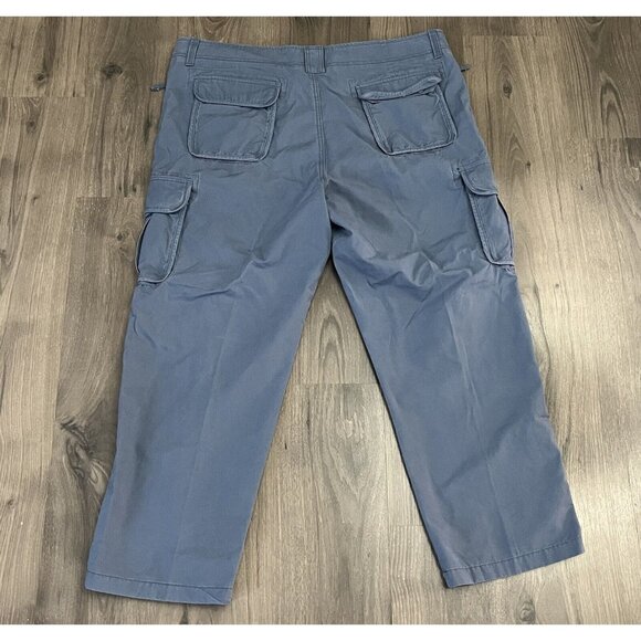 LL Bean Allagash Cargo Pants 30X29 Men's Natural Fit Asphalt color NWT - Picture 6 of 8